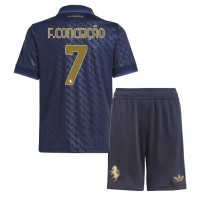 Juventus Francisco Conceicao #7 Replica Third Minikit 2024-25 Short Sleeve (+ pants)